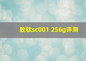 致钛sc001 256g评测